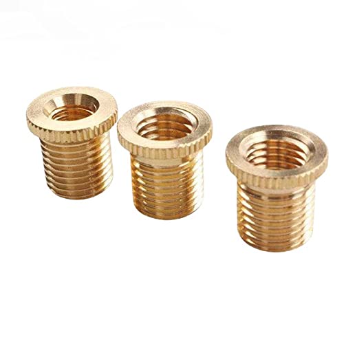 WENJTP 3PCS Shift Knob Thread Adapters Universal M8 X 1.25, M10 X 1.25, M10 X 1.5 (to M12 X 1.25) Thread Gear Shifter Knob Screw