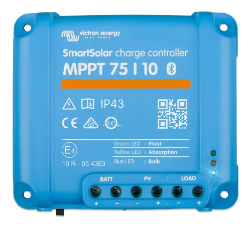 Victron Energy Smartsolar Mppt 75V 10 Amp 1224-Volt Solar Charge Controller (Bluetooth)