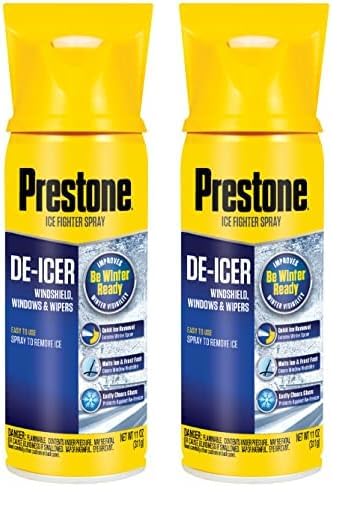 Prestone As242 Windshield De-Icer - 11 Oz. Aerosol (Pack Of 2)
