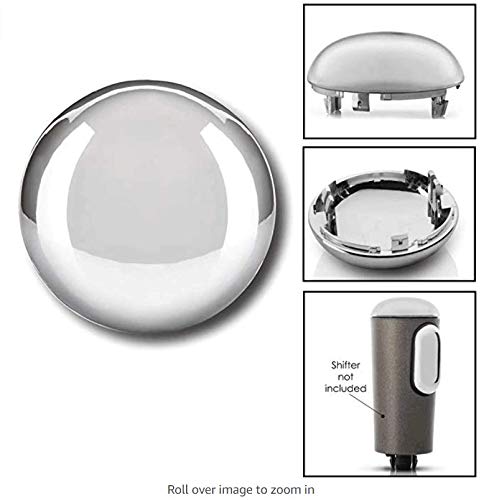 Basiker F150 Shifter Knob Chrome Cap For 2004 2005 2006 Ford F-150 Patent Pending With Stronger Clips - Install In Seconds - Triple Chrome Plated