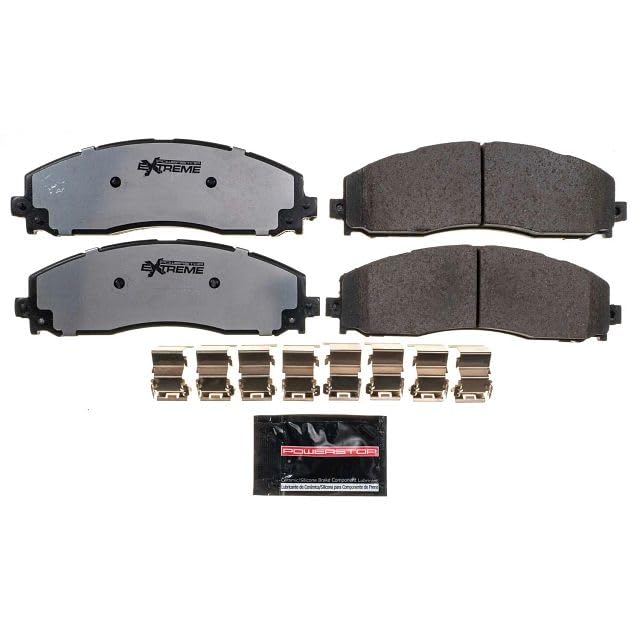 Power Stop Z36-1691 Rear Z36 Truck And Tow Brake Pads For 2013 2014 2015 2016 2017 2018 2019 2020 2021 2022 Ford F-250 F-350 | 2