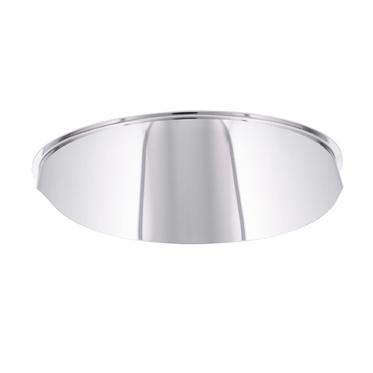 United Pacific 10468 Stainless Steel Round Headlight Visor For 7    & 5     Headlights, Highly Polished, Machine Tooling - One V