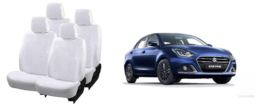 Samarth Deals Towel Car Seat Cover in White Color for  Tata Punch