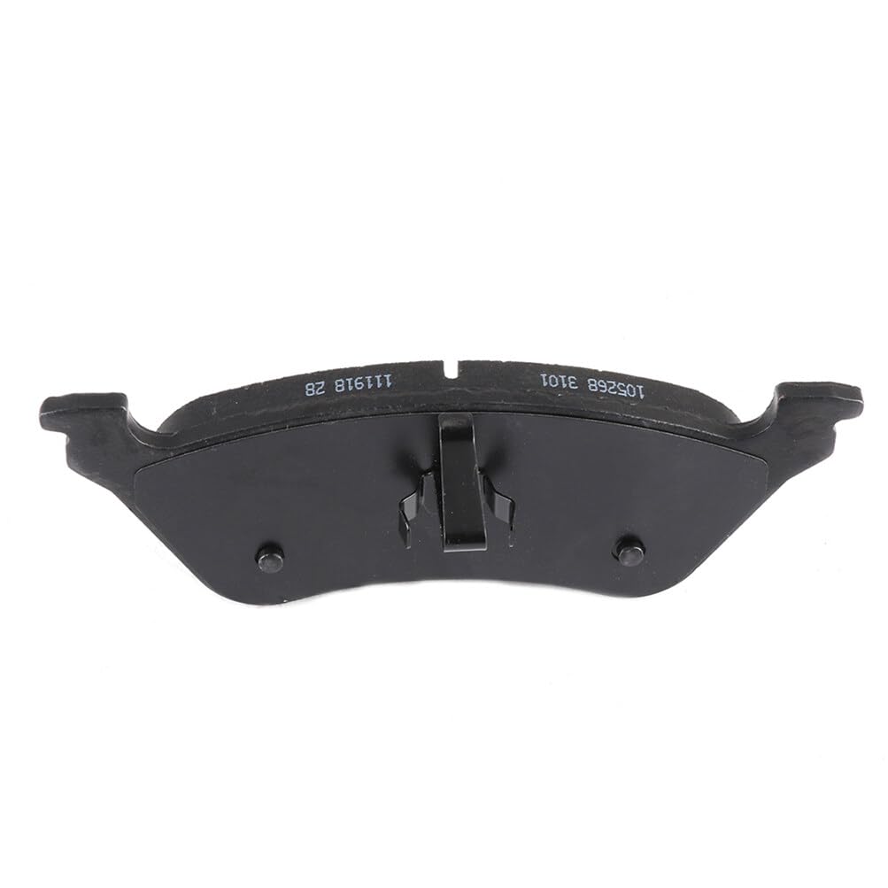 Automuto 8Pcs Front & Rear Semi-Metallic Disc Brake Pads Set D858 D857 For Chrysler Town & Country, Dodge Caravan And Grand Cara