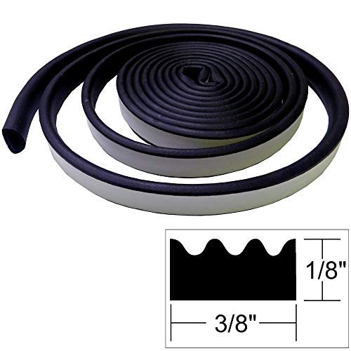 Taco Marine V30-0113B10-1 Weather Seal Tape - 3/16'' X 3/8'' X 10', Black