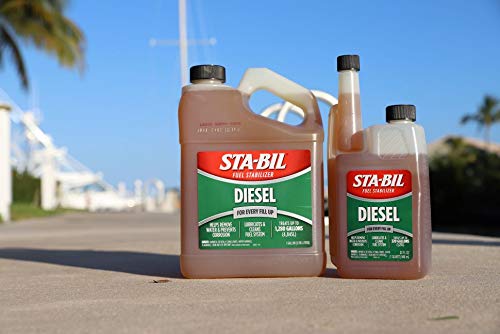 Sta-Bil Diesel Fuel Stabilizer And Performance Improver - Keeps Diesel Fuel Fresh For Up To 12 Months - Lubricates And Cleans The Fuel System - Treats Up To 320 Gallons Per 32 Fl. Oz. (Pack Of 4)