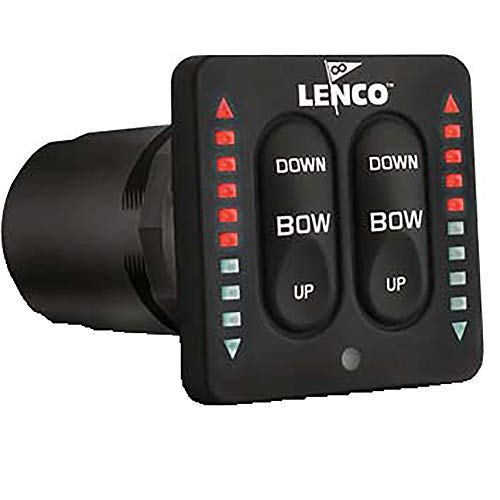 LENCO MARINE LED Indicator Tactile Switch Kit for Single Actuator Systems - Model 15170-001, Plastic, No Size, Color #13230