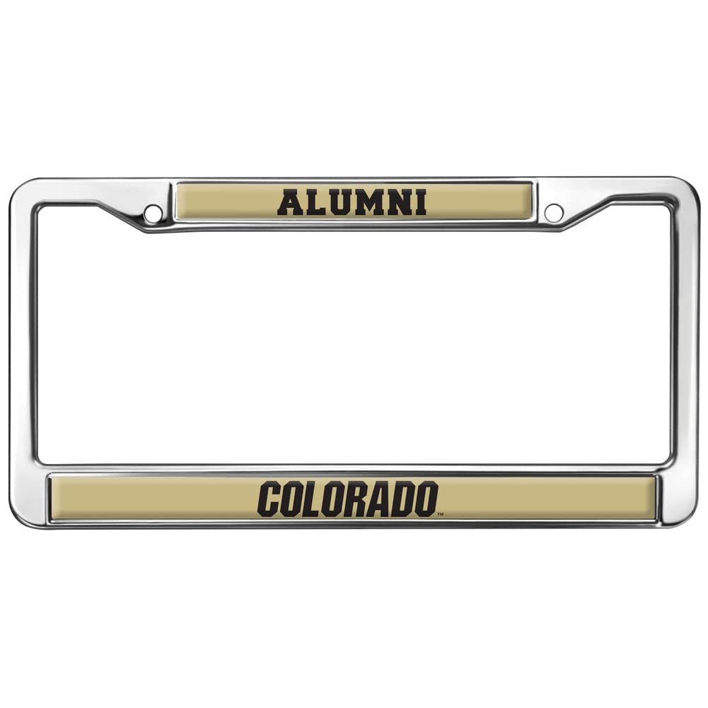 University of Colorado Alumni Logo Full Size Standard License Plate Metal Frame