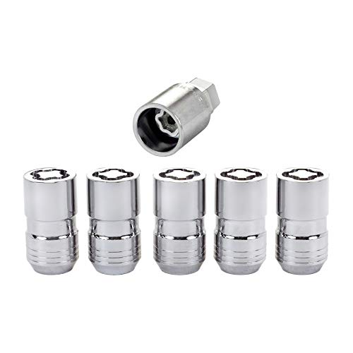 Mcgard 24515 Chrome Cone Seat Wheel Locks (M14 X 1.5 Thread Size) - Set Of 5