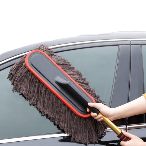 Detachi Car Cleaning Microfiber Duster For Interior And Exterior Multipurpose Car Cleaning Brush Microfiber Car Dust Cleaner