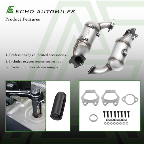 ECHO AUTOMILES Catalytic Converter Compatible with Dodge Grand Caravan/Journey 2011-2019, Chrysler Town & Country 2011-2016, Rou