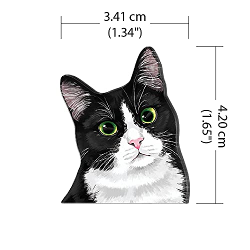 WIRESTER Fresh Scented Car Air Freshener Vent Clip, Decorative Accessories, Interior Decoration for Cars - Cute Black White Tuxe