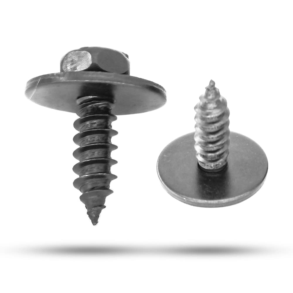 Mean Mug Auto 71315-98202A 30X M6.3-1.81 X 20Mm (#14 X 25/32'') Indented Hex Tapping Bolt With 20Mm Washer Replaces Oem 11503412