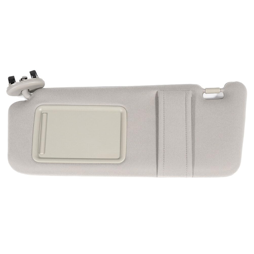 Scitoo Beige Left Driver Side Sun Visor Compatible For Toyota For Camry 2006-2011, Car Sun Visor Without Sunroof Without Lights