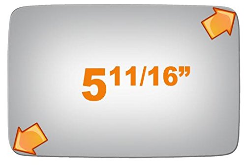 Burco 2403 Driver or Passenger Side Replacement Mirror Glass for 1973-1987 LINCOLN CONTINENTAL, 1972-1976 MARK IV, 1977-1979 MAR