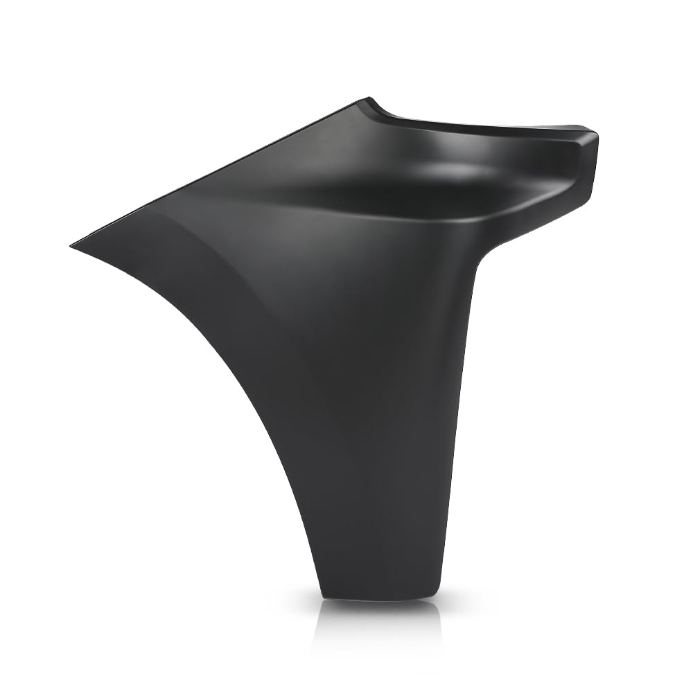 PIT66 Front Bumper End Cap Extension Right Side Compatible with Chevy Silverado 1500 2019-2022 GM1017110 Black
