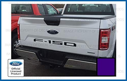 Decal Mods Tailgate Insert Decals for Ford F150 (2018-2020) - Purple Vinyl Indent Stickers