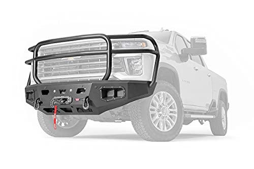 Warn 107005 Ascent Front Bumper With Full Grille Guard Tube, Fits: Chevrolet Silverado Hd 2500/3500 (2020-Current)
