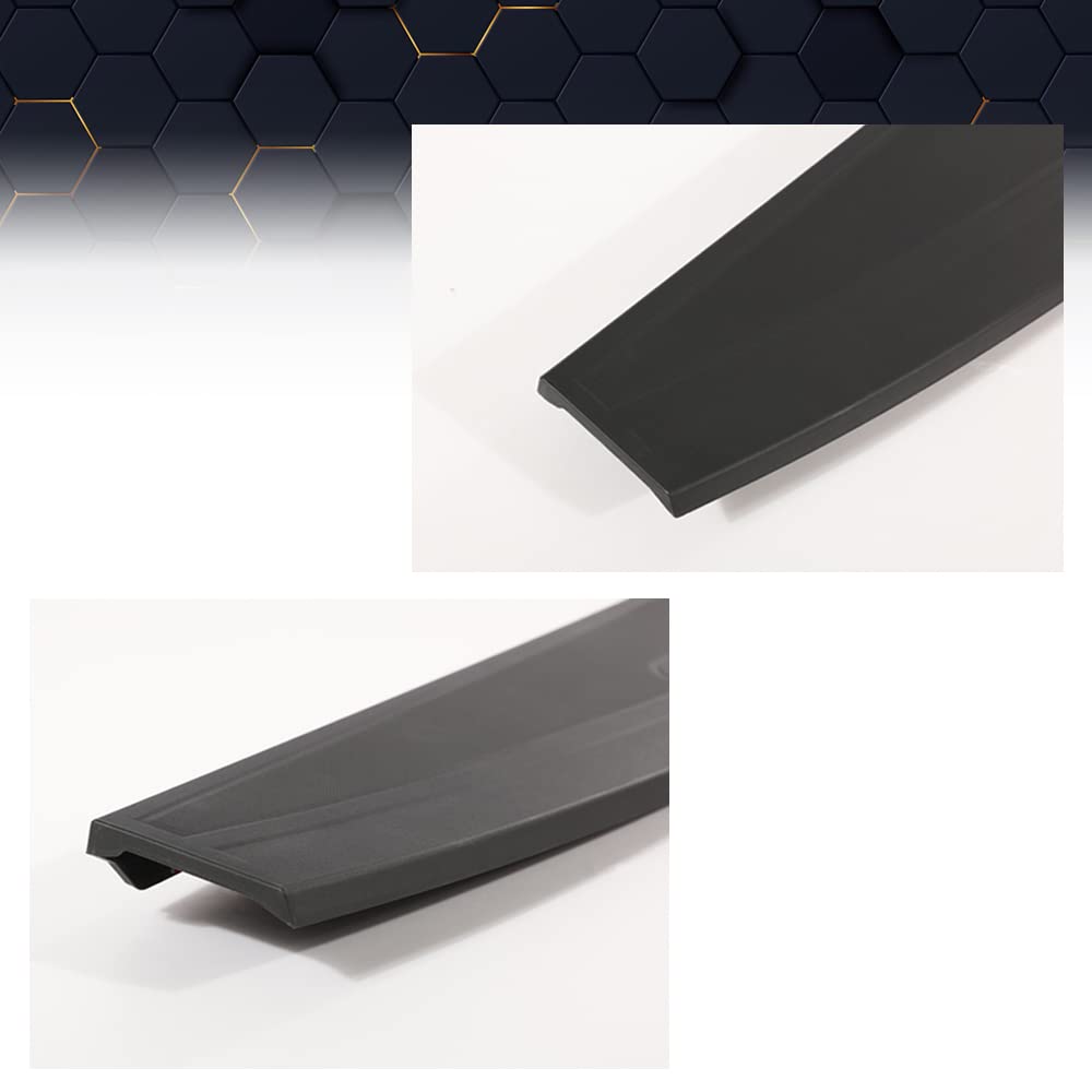 Pit66 Tailgate Molding Cap, Compatible With 2019-2021 Chevy Silverado 1500/2019-2021 Gmc Sierra 1500 Tailgate Cap Spoiler Mouldi