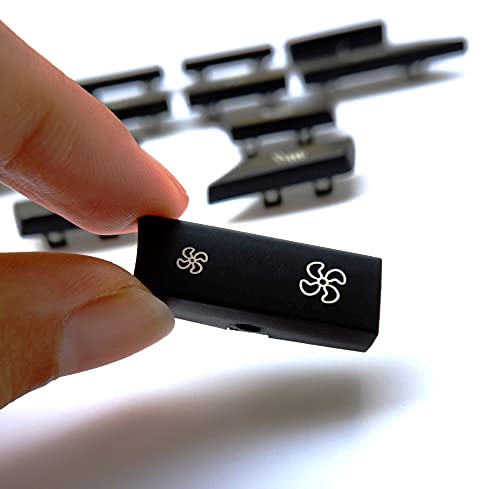 Wodofo Gdr Air Conditioning A/C Vent Button Ac Heater Climate Control Key Caps Interior Repair Kit Replacement For Bmw 5 6 7 M5 M6 F02 F06 F10 F12 61319313923(12 Key/Set)