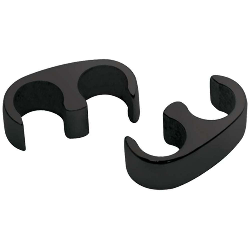 Billet Specialties 69682 2-Floating Wire Separator, Black, Pair