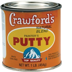 Crawford Products Company 31616 Natural Blend Painters Putty, 1/2 Pint