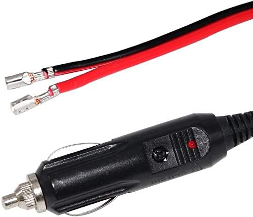 [5Pack] 12V 15Amp Fuse Replacement Cigarette Lighter Male Plug With Lead - Car Charger Heavy Duty Replacement Kit For 12V Dc Aut