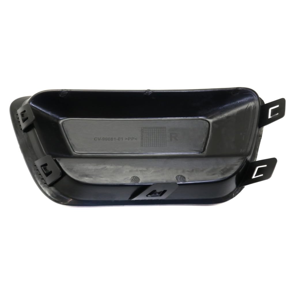 KarParts360 For Chevy Colorado 2015-2021 Fog Light Cover Driver And Passenger Side | Pair | Front | Made of PP Plastic | Texture