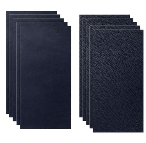 Wallmate? 6Pcs 4 X 8Inches Black Leather Repair Patch Kits For Car Seats Couches And Elbow Selfadhesive Patch For Leather And V