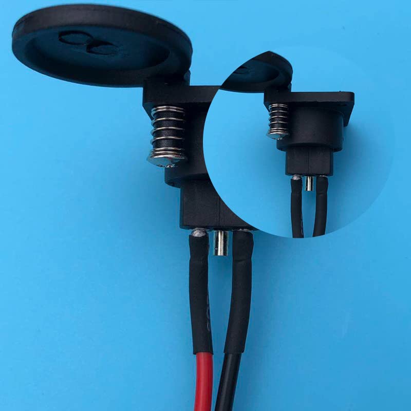 LGEGE XLR Charging Port Socket Compatible with Motorcycle,Electric Scooter, Accessories for Razor Dirt Rocket MX500, MX650 & Eco