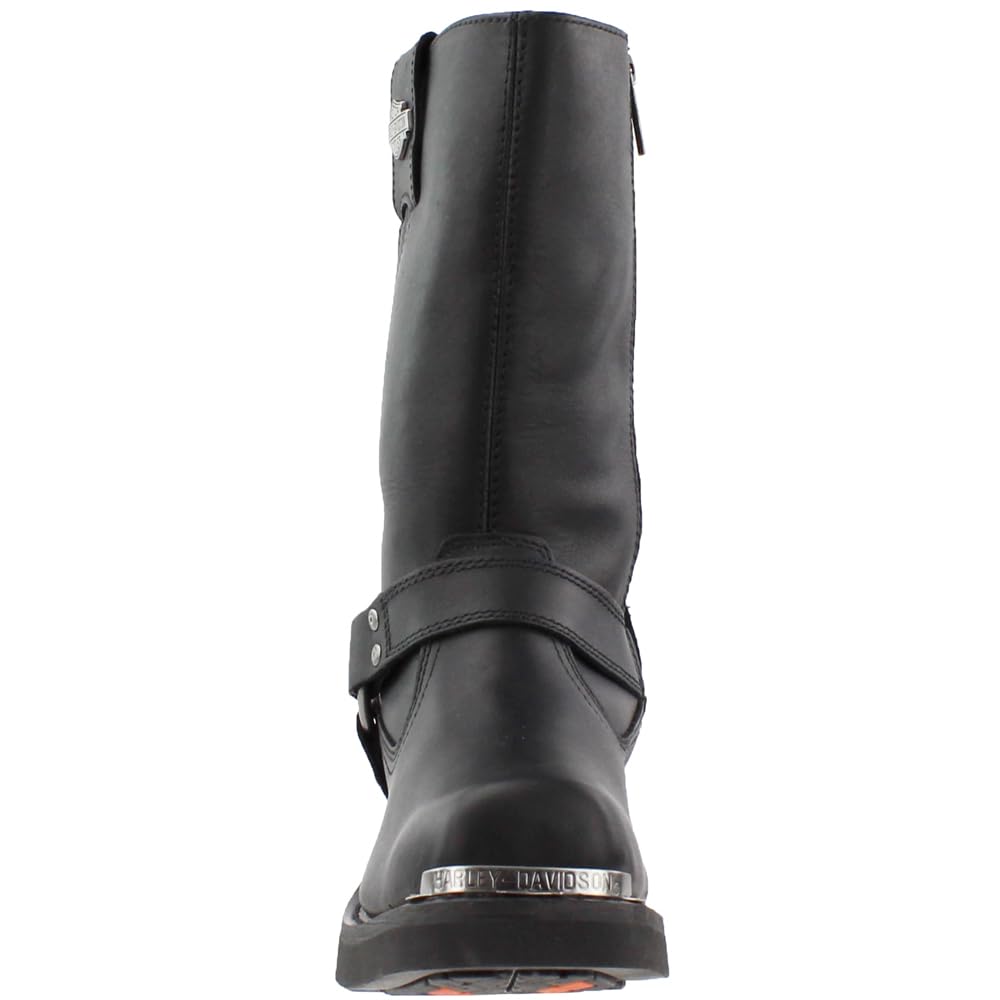 Harley-Davidson Men's Landon Motorcycle Boot, Leather, Size 11.5, Black, Model D96047