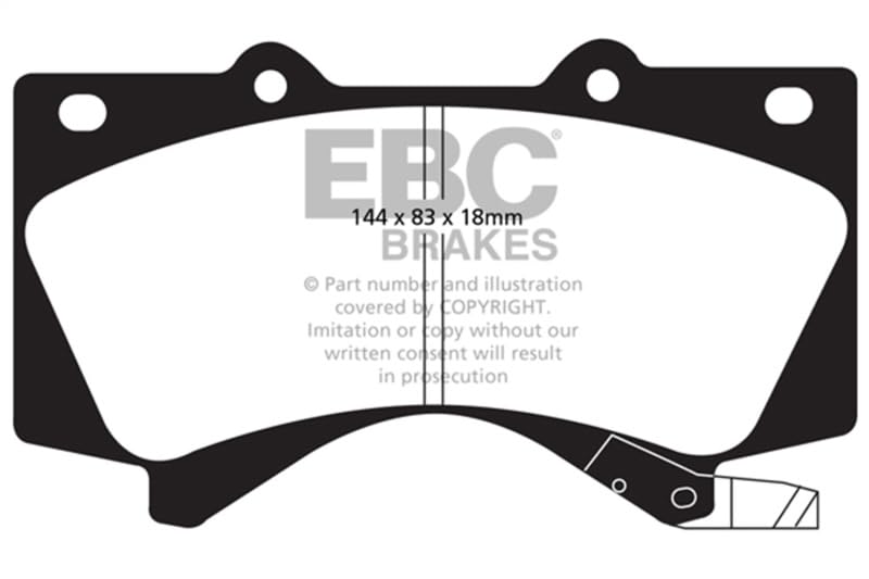 Ebc Brakes Dp61815 6000 Series Greenstuff Truck And Suv Brake Pad