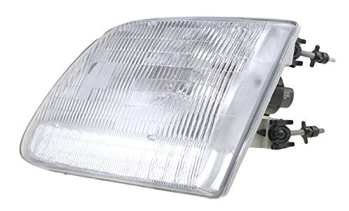 Trq Driver & Passenger Side Headlight Assembly Set Headlights Driver & Passenger Side Compatible With 1997-2002 Ford Expedition