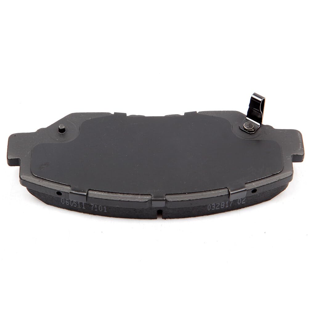 ECCPP Front Ceramic & Rear Semi Metallic Brake Pad Set for Honda CR-V 2005-2006, 2012-2016 - Durable & Reliable Performance