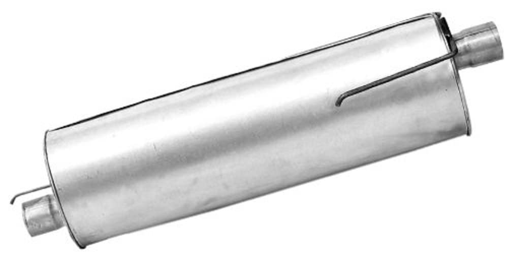 Walker Quiet-Flow Ss 50053 Direct Fit Exhaust Muffler Assembly 2.75 Inlet (Id) 2.75 Outlet (Id) For Dodge Ram 1500
