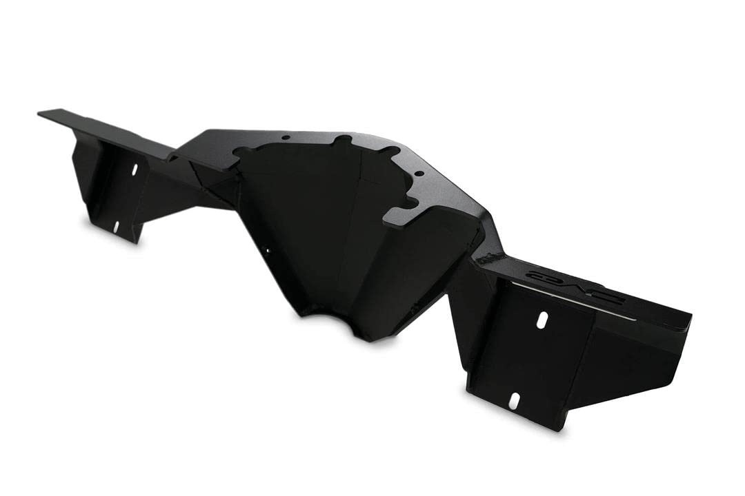 Rear Differential Skid Plate For 2021-2022 Ford Bronco | Paintable Aluminum Inserts | Quick & Easy Installation | Multiple Drain Holes | Bolt-On Installation | Black Finish | Dv8 Offroad
