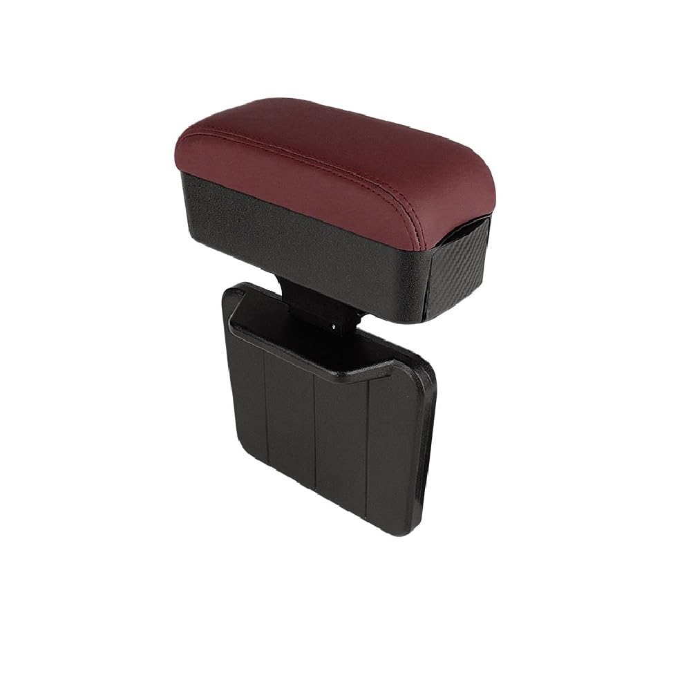 JEYODA Car Armrest Box with Cup Holder Car Central Liftable Armres Storage Organizer Box Arm Rest