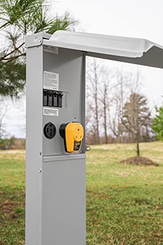 Camco Power Grip Camper/Rv 30-Amp Circuit Analyzer  Features Integrated Surge Protection & Indicator Lights  Protect Rvs From Po