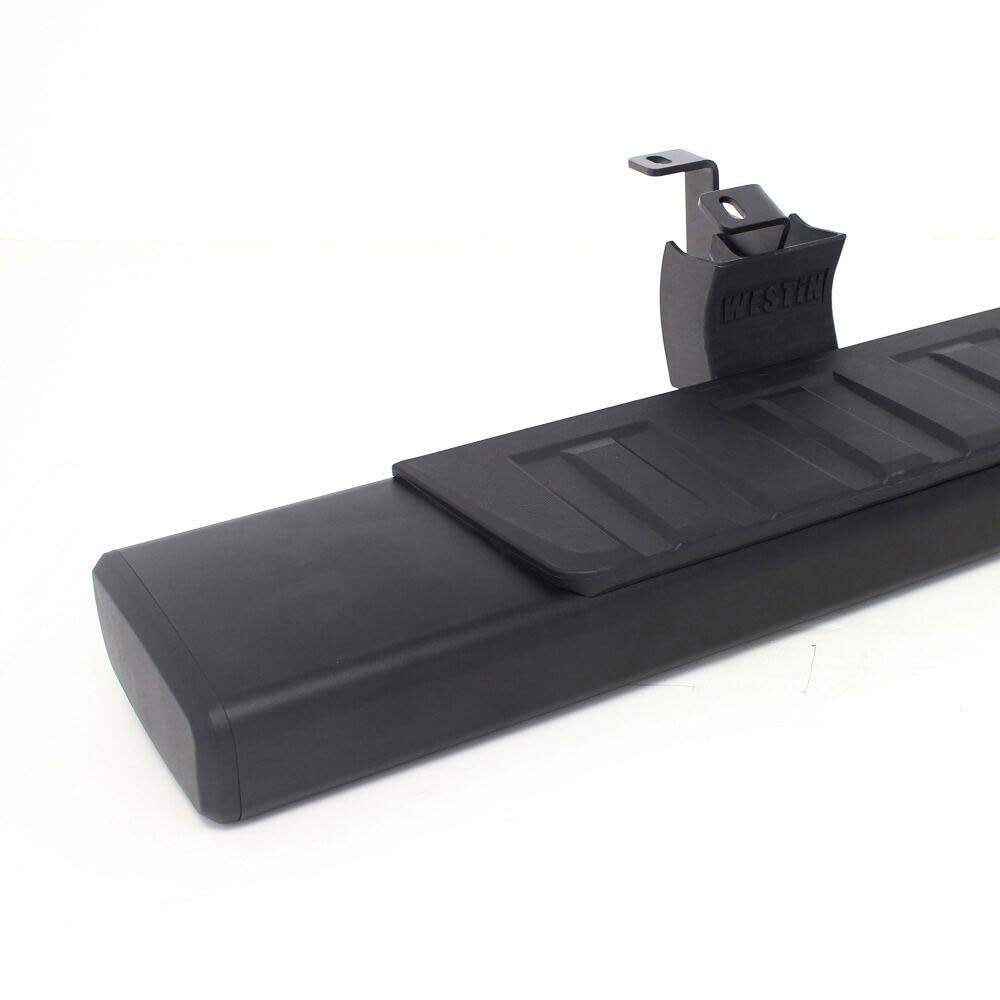 Westin 28-71035 R7 Nerf Bars Fits 2007-2018 Silverado Sierra 1500 2007-2019 Silverado Sierra 2500 3500 Crew Cab (Exc 2007 Classic) Black Pair