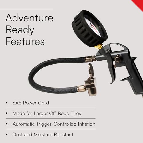 Viair 450P-A Ef Enhanced Flow - 45144 Tire Inflator Portable Air Compressor For Truck & Suv | 100% Duty Cycle @ 100 Psi | 12V Ti