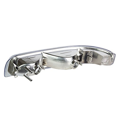 Dna Motoring Hl-Oh-Cs99-4P-Bk-Ab Black Amber Headlights Compatible With 99-02 Silverado 00-06 Suburban / Tahoe Bottom Bumper Lights Fit Oe Grill