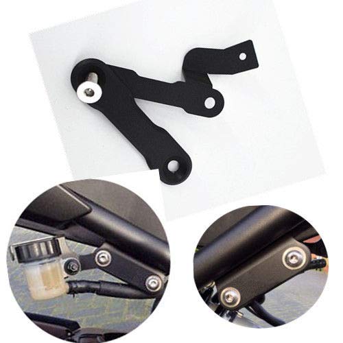 MOTO4U Footrest Cover Passenger Footpeg Removal Delete Kit Footrest Removal Plate Set Pillion For MT07 FZ07 2014-2018/Tracer700