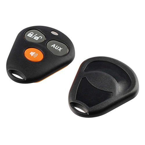 Key Fob Keyless Entry Remote Shell Case & Pad Fits Viper Ezsdei474V - 3 Button