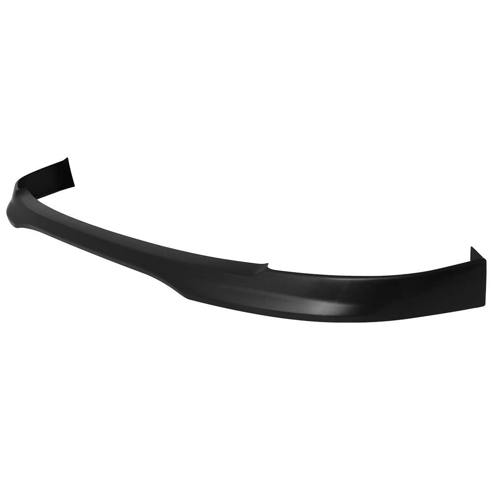 Front Bumper Lip Compatible With 2001-2003 Honda Civic 2 & 4 Door Coupe & Sedan, T-R Style PP Unpainted Black Front Lip Spoiler 