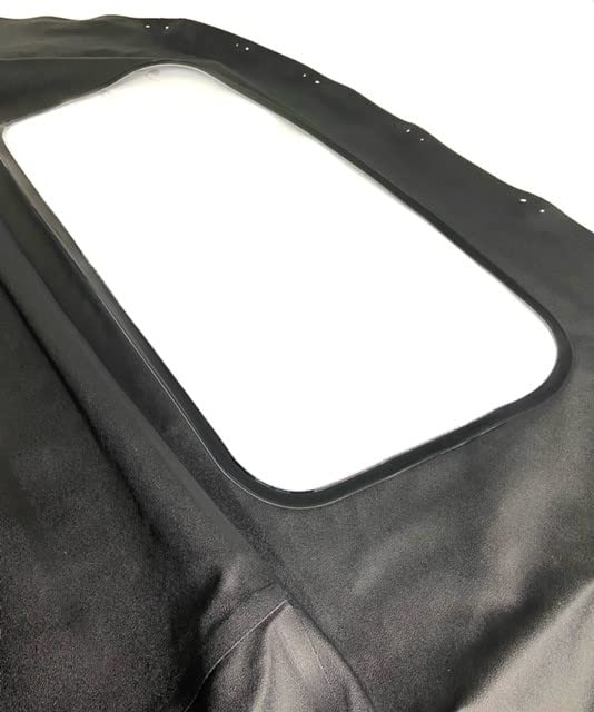 Compatible Mazda Miata Convertible Top With Plastic Window Black Cabrio 1989-2005