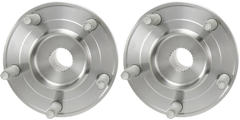 Trq Rear Wheel Hub Bearings Assembly Set Compatible With 2007-2010 Ford Edge Lincoln Mkx