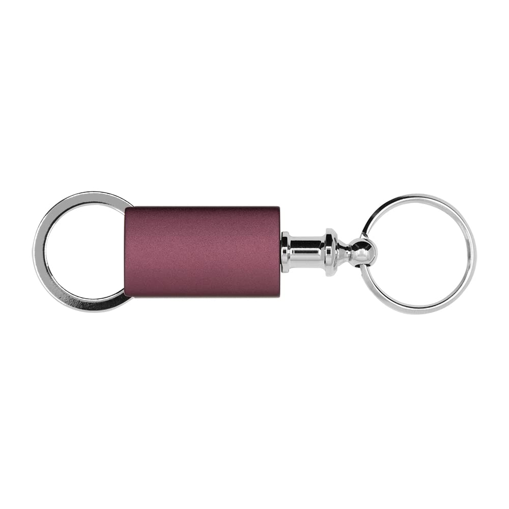 Au-Tomotive Gold Anodized Aluminum Valet Key Fob For Dodge Ram (Burgundy)