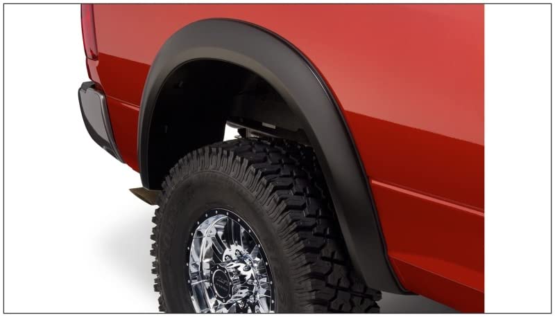 Bushwacker Extend-A-Fender Extended Rear Fender Flares | 2-Piece Set, Black, Smooth Finish | 50014-02 | Fits 2002-2008 Dodge Ram