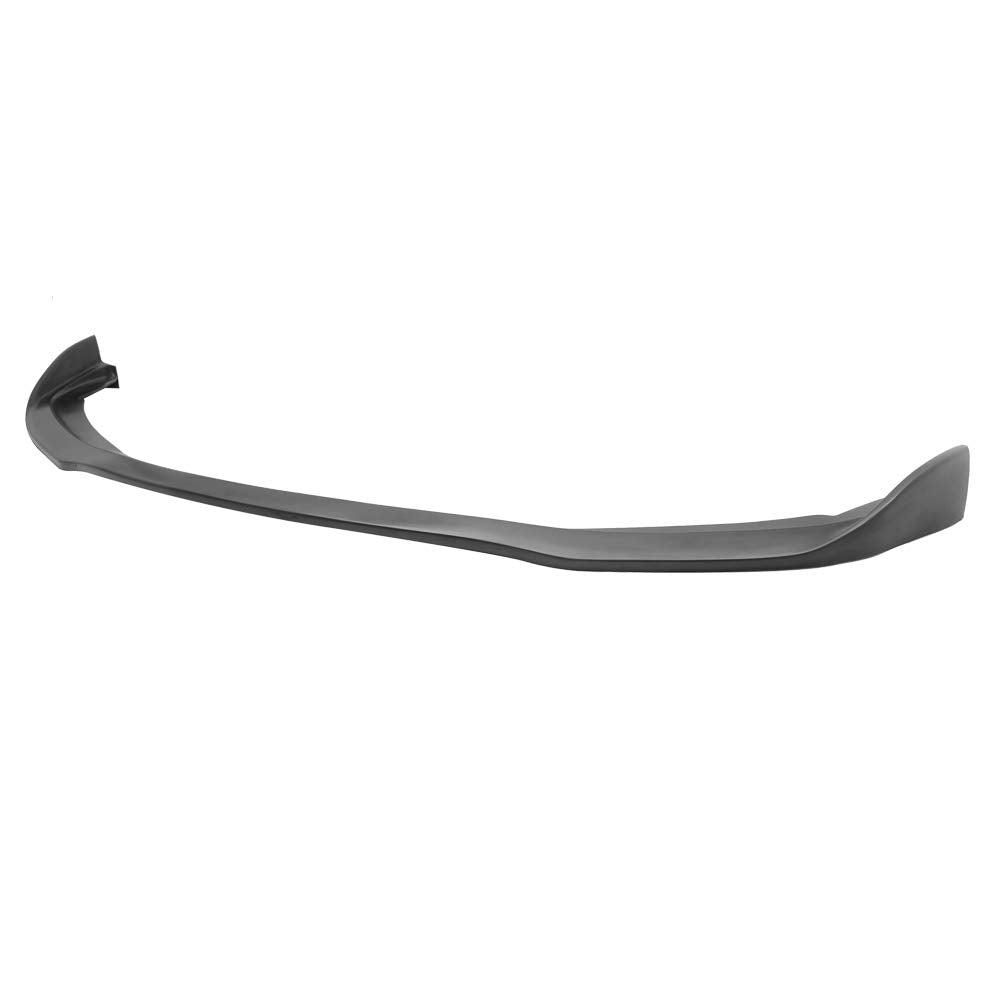 Front Bumper Lip Compatible With 2012 Honda Civic, CS2 Style Black PU Front Lip Finisher Under Chin Spoiler Add On by IKON MOTORSPORTS