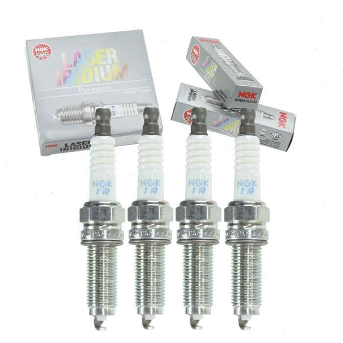 4 pc NGK Laser Iridium Spark Plugs compatible with Honda Civic 2.4L L4 2012-2015